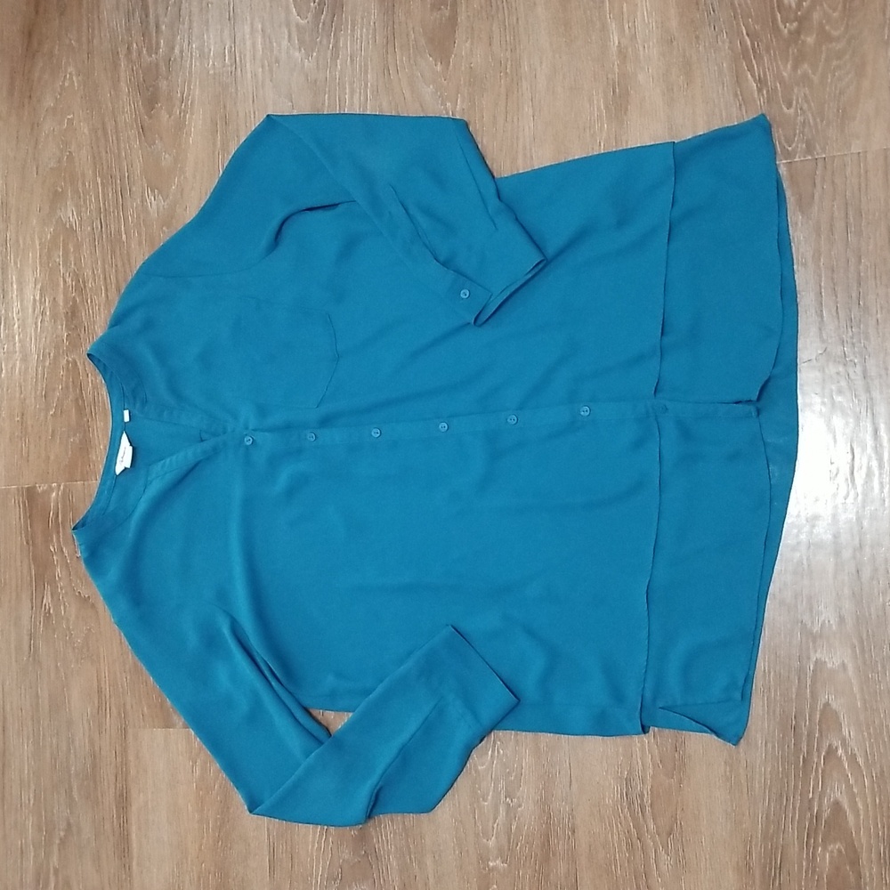 (XL) Reitmans "The Classic" Solid Color Blouse Business Office Workwear Work